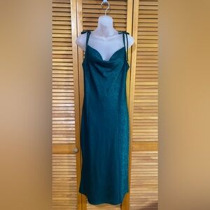 Green, paisley dress by Forever 21